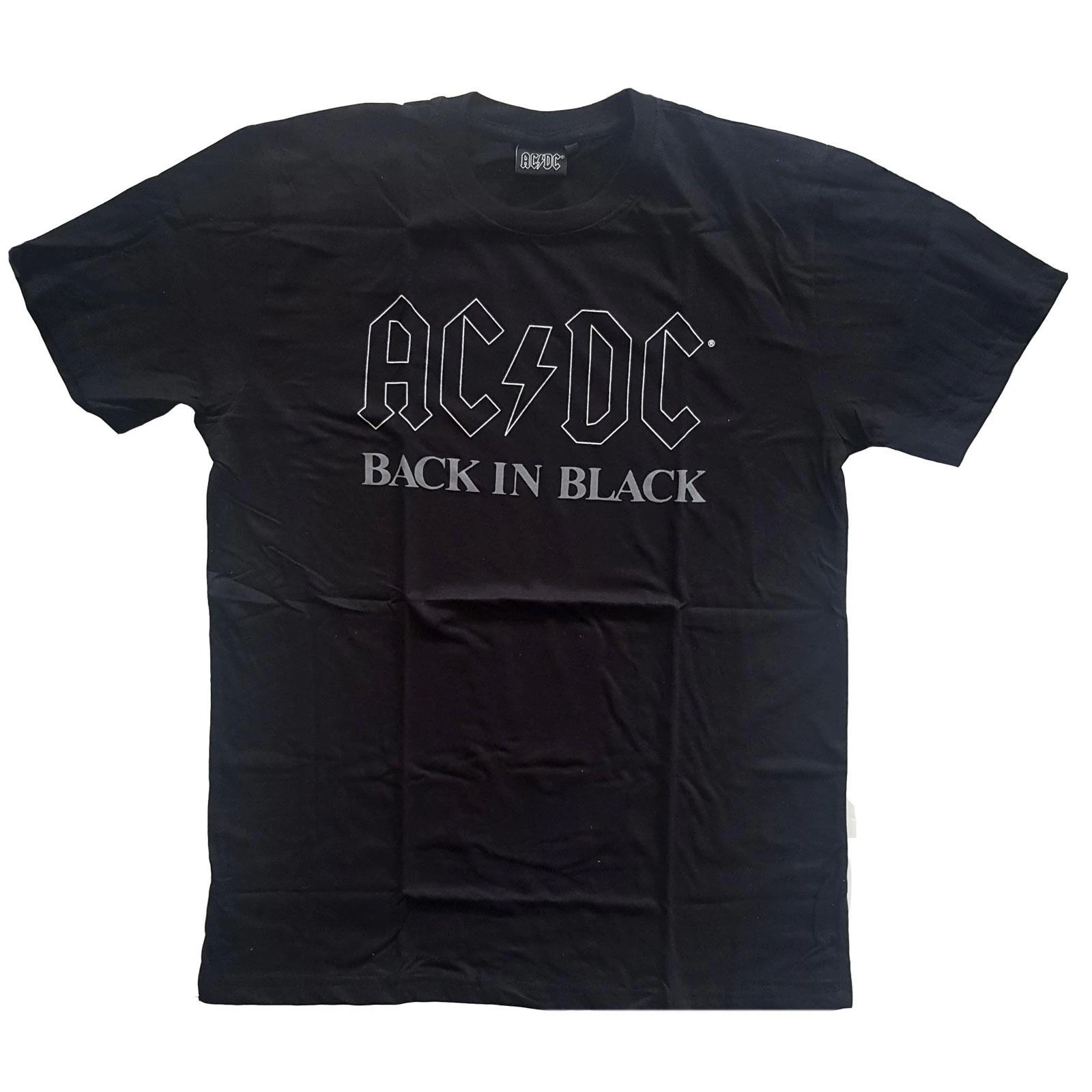 AC/DC Unisex Adult Back In Black T-Shirt (Black) - RO1464