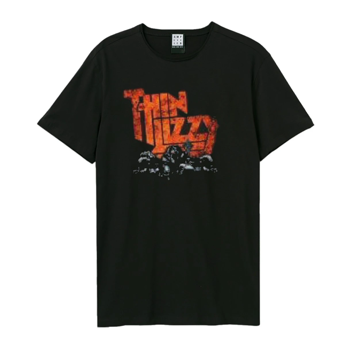 Amplified Unisex Adult Thin Lizzy Halloween Logo T-Shirt (Black) - GD1586