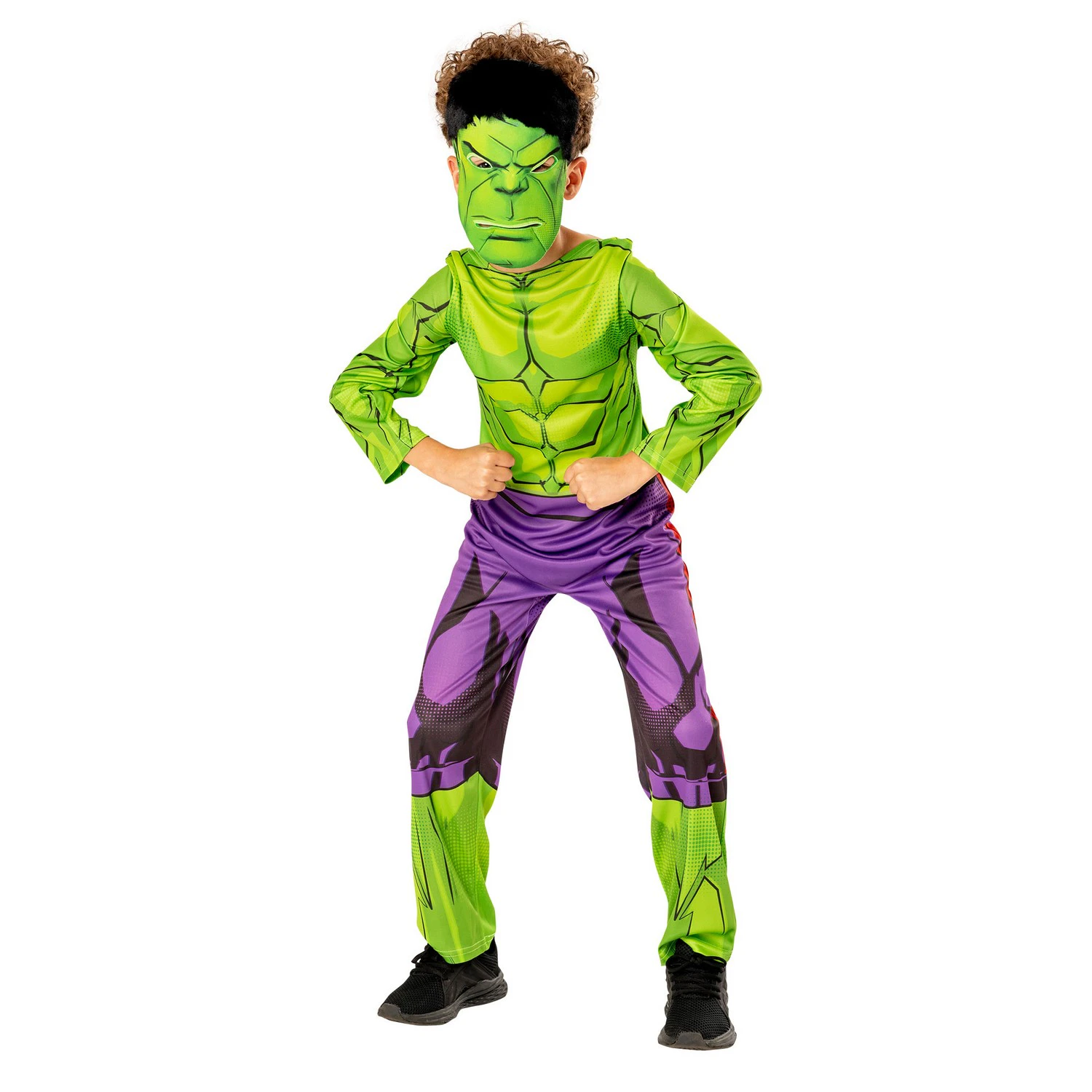 Hulk Boys Green Collection Costume (Green/Purple) - BN5222