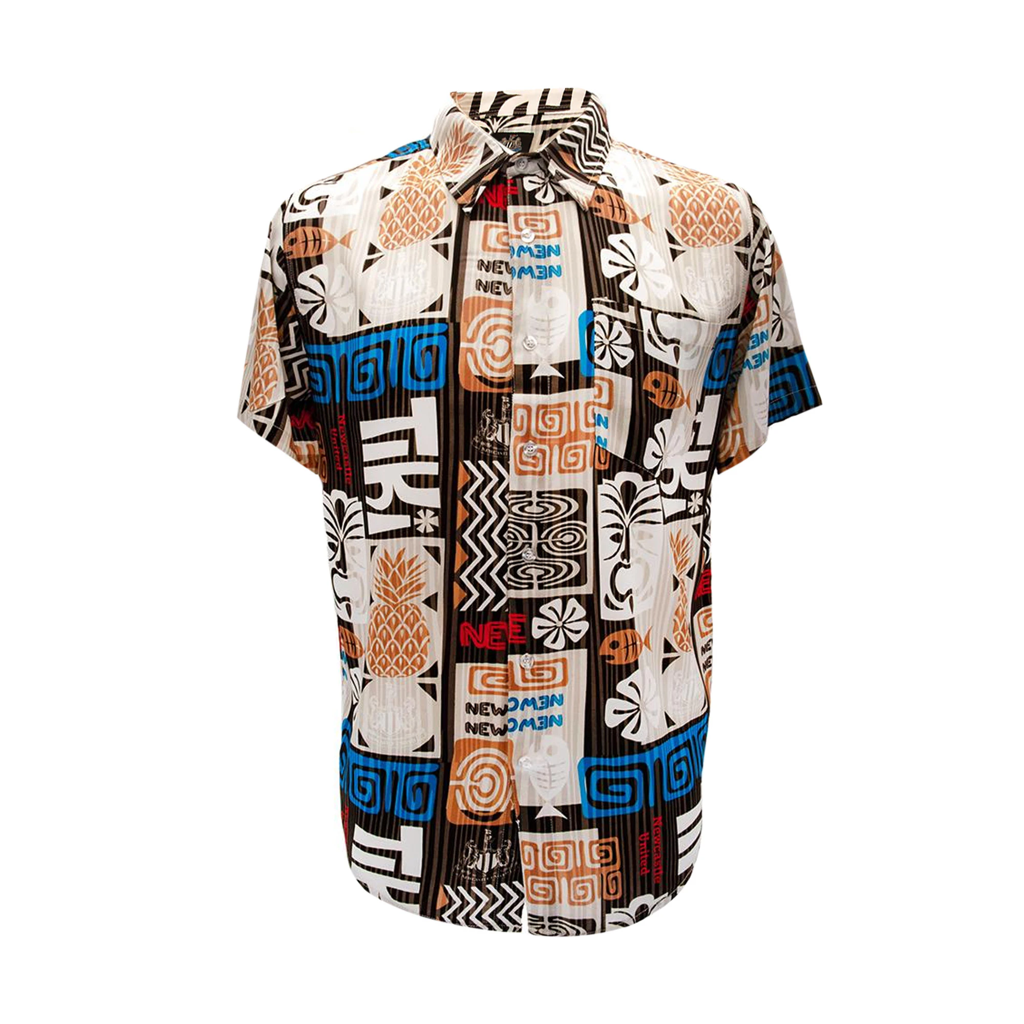 Newcastle United FC Mens Tiki Shirt (Multicoloured) - TA9970