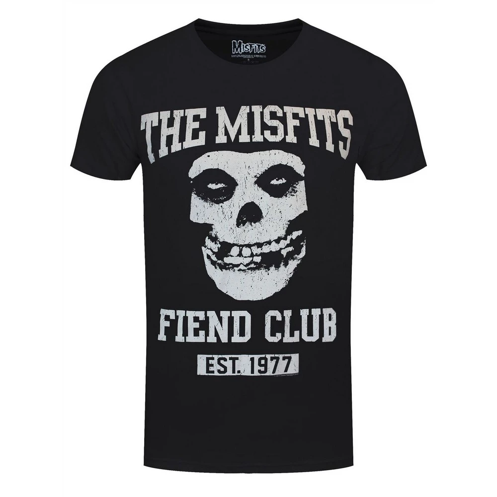 Misfits Unisex Adult Fiend Club Cotton T-Shirt (Black) - RO7143