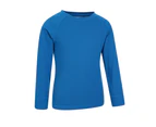 Mountain Warehouse Childrens/Kids Talus Round Neck Base Layer Top (Cobalt) - MW528