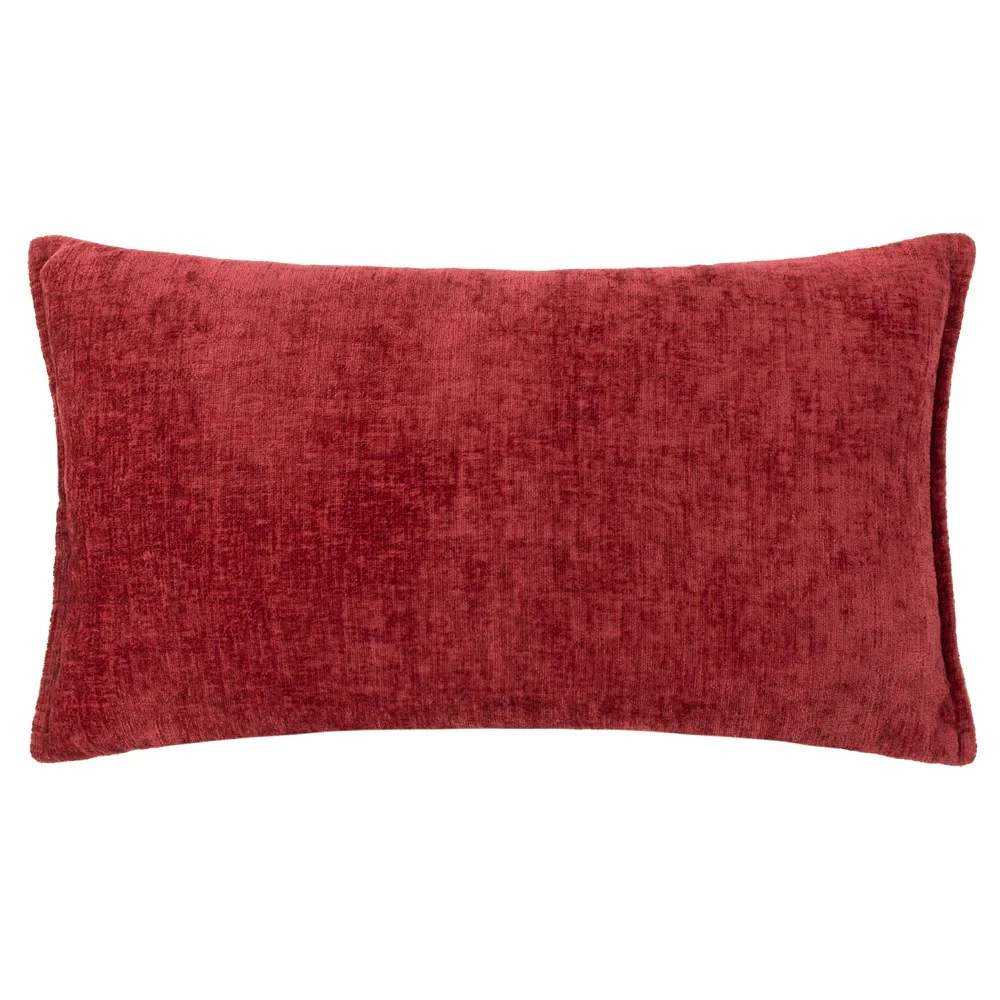 Evans Lichfield Buxton Reversible Rectangular Cushion Cover (Red) - RV3054