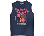 My Chemical Romance Unisex Adult March Cotton Tank Top (Navy Blue) - RO5793