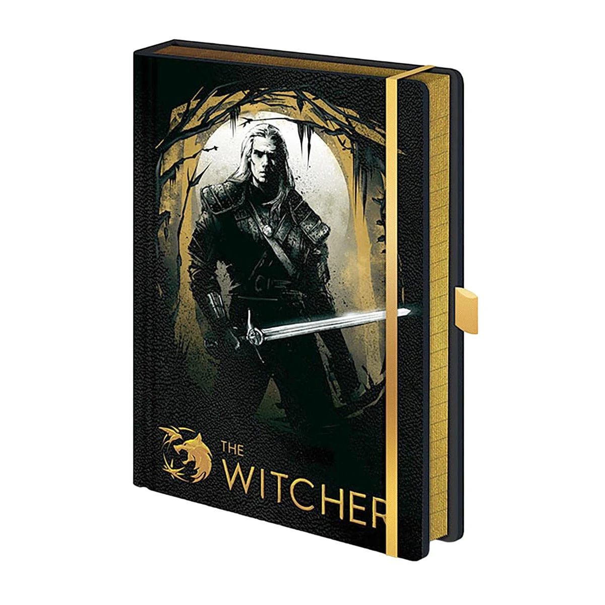 The Witcher Forest Hunt Premium A5 Notebook (Black/Gold) - BS4120