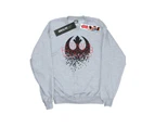 Star Wars Mens The Last Jedi Shattered Emblem Sweatshirt (Sports Grey) - BI46158