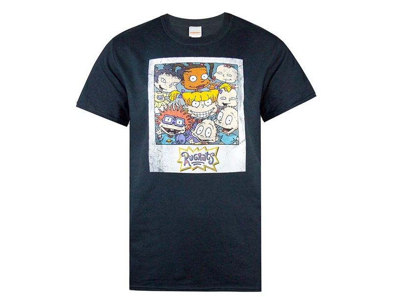 Nickelodeon Mens Rugrats Polaroid T-Shirt (Black) - NS5262