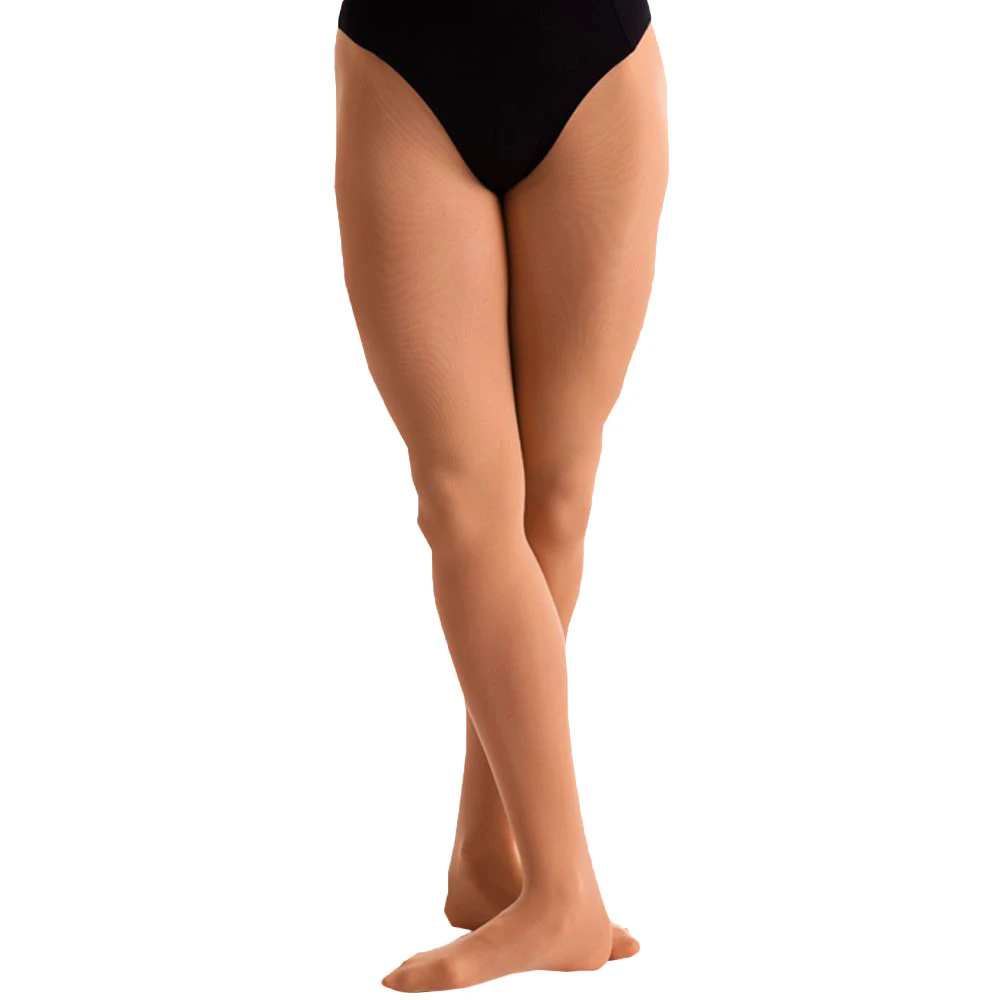 Silky Dance Girls High Performance Convertible Toe Dance Tights (Tan) - LW480