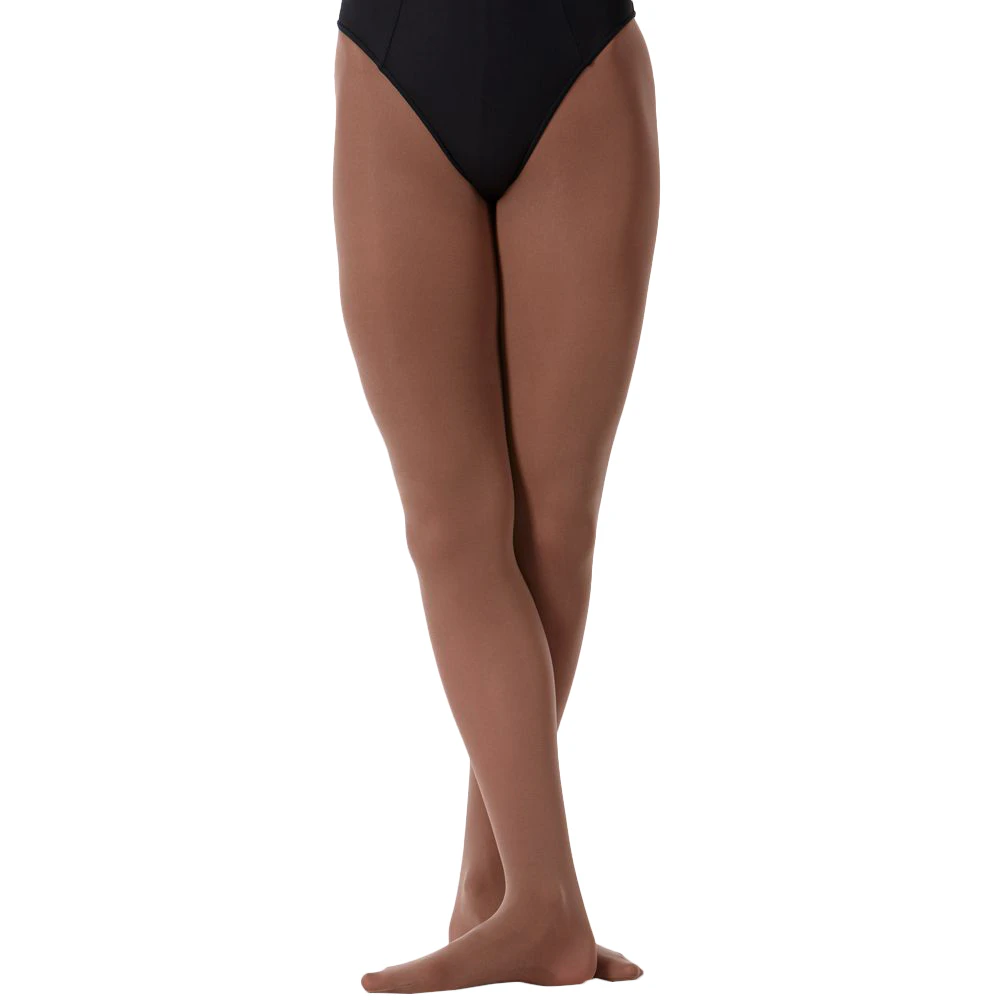 Silky Dance Womens High Performance Convertible Toe Dance Tights (Mocha Brown) - LW481