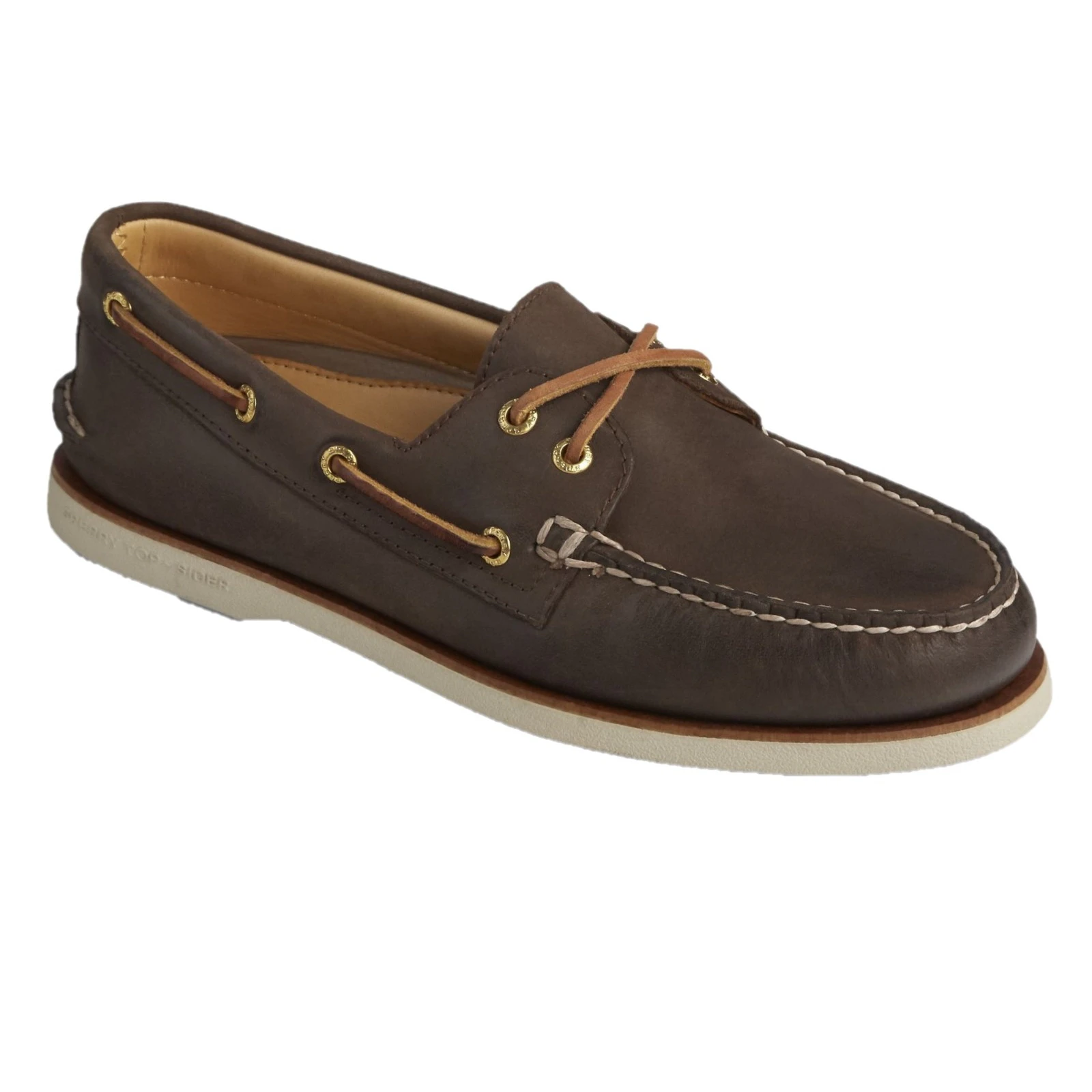 Sperry Mens Gold Cup Authentic Original Leather Boat Shoes (Brown) - FS7554