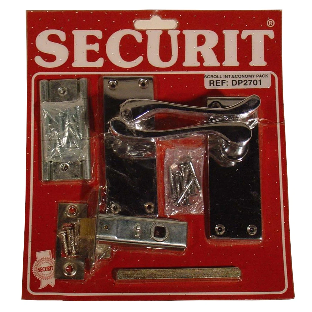 Securit Chrome Scroll Internal Pack (Silver) - ST1363