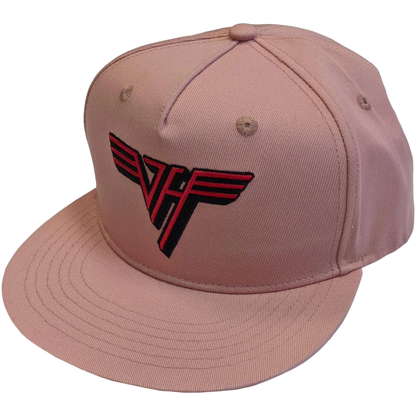 Van Halen Unisex Adult Classic Logo Snapback Cap (Pink) - RO5883