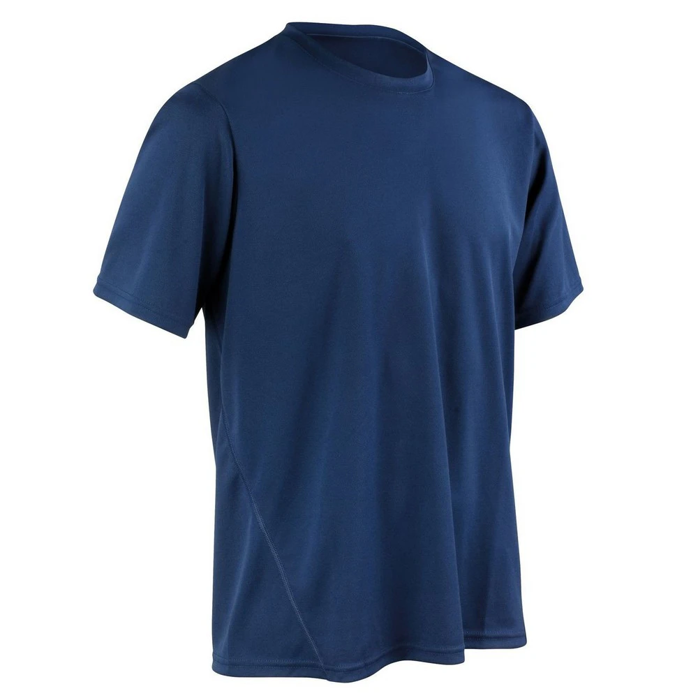 Spiro Mens Quick-Dry Sports Short Sleeve Performance T-Shirt (Navy) - RW1491