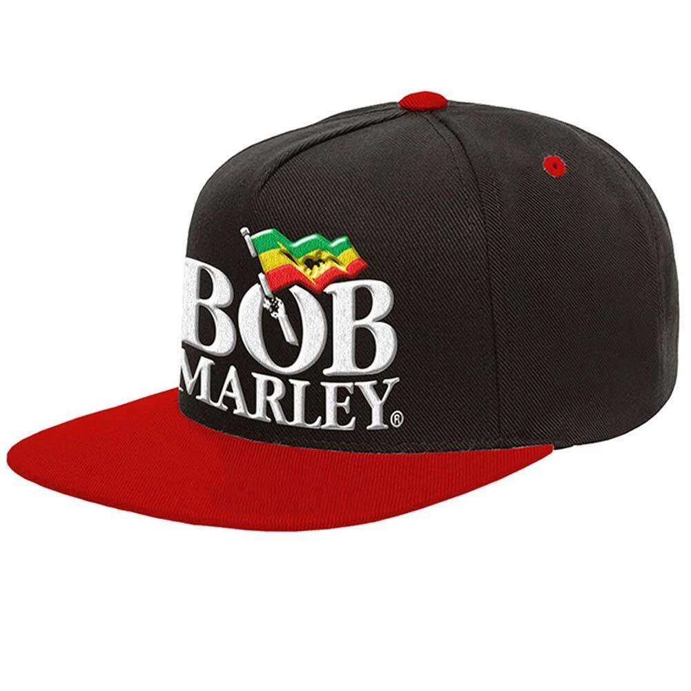 Bob Marley Unisex Adult Logo Baseball Cap (Black) - RO2450