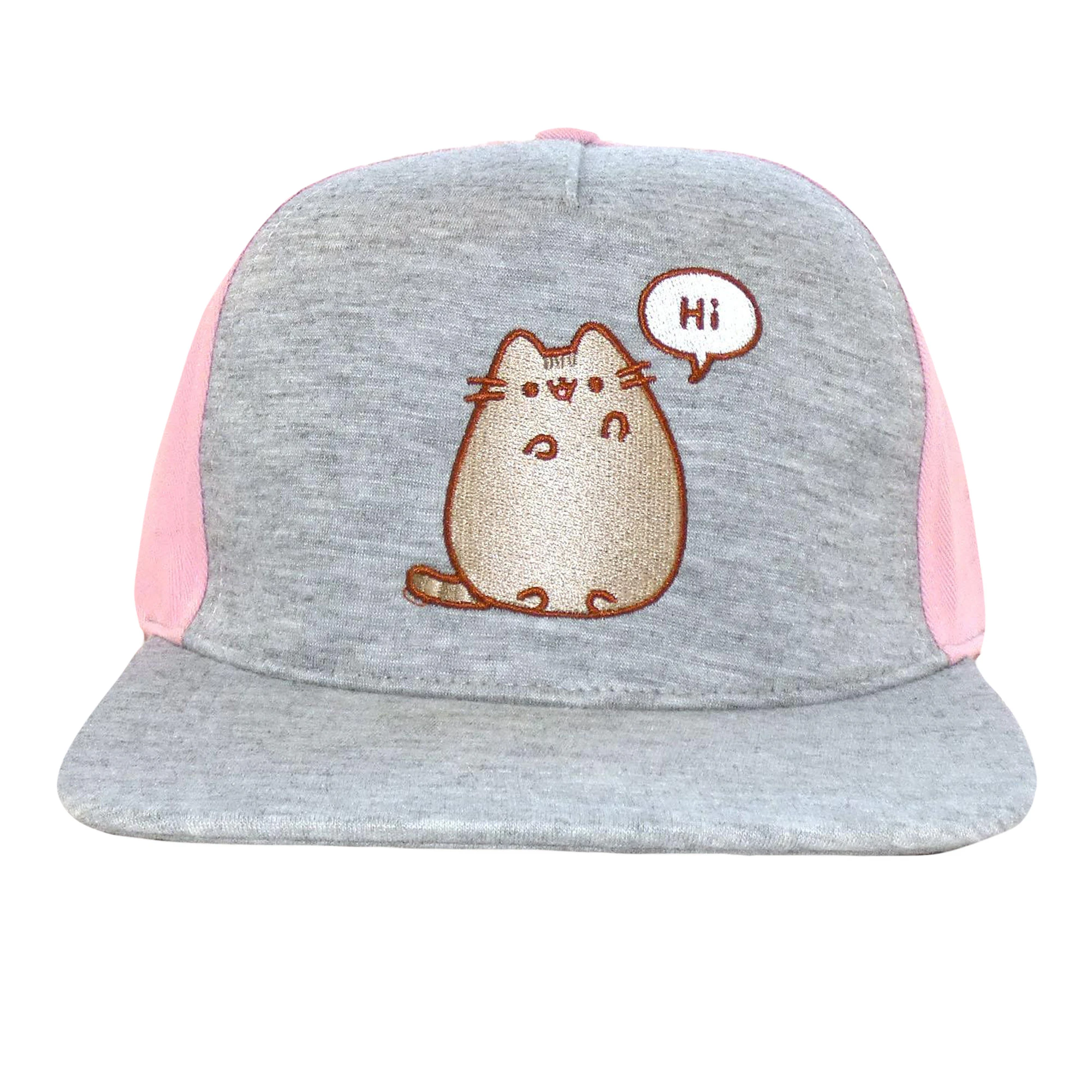 Pusheen Hi Snapback Cap (Grey) - HE553