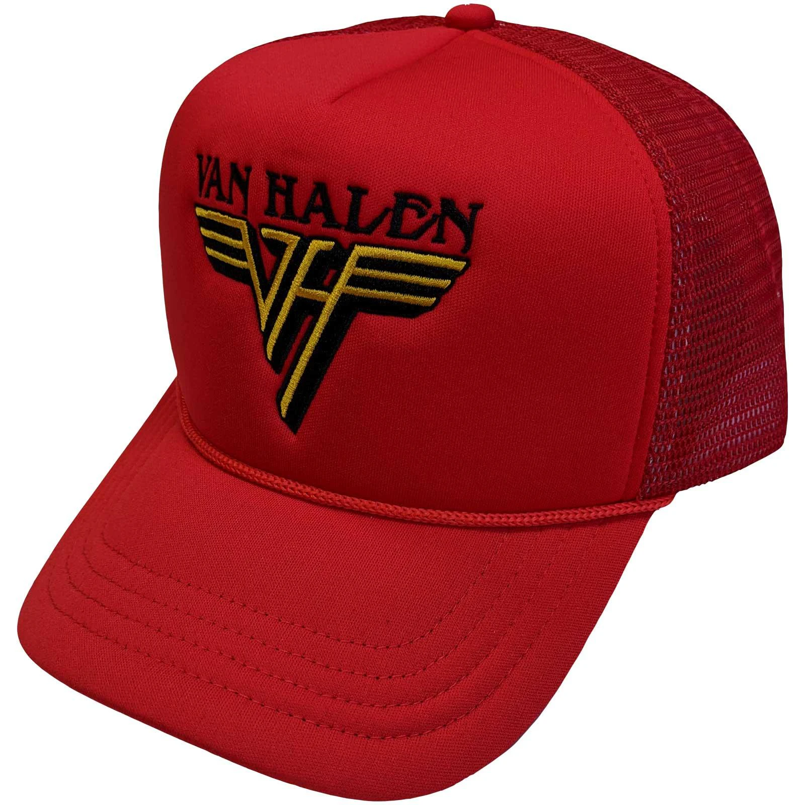 Van Halen Unisex Adult Logo Mesh Cap (Red/Yellow/Black) - RO5887