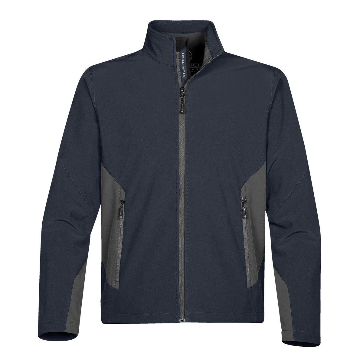 Stormtech Mens Pulse Softshell Jacket (Navy/ Granite) - RW4646