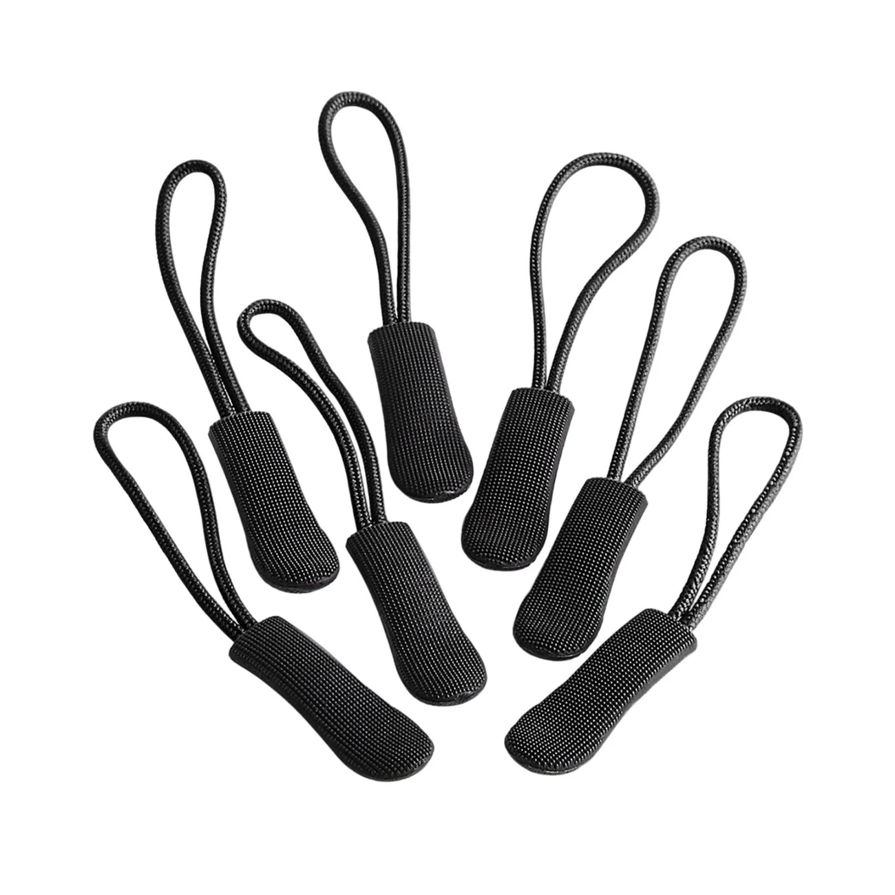 Quadra SLX Zip Pulls (Pack of 10) (Black) - PC6513