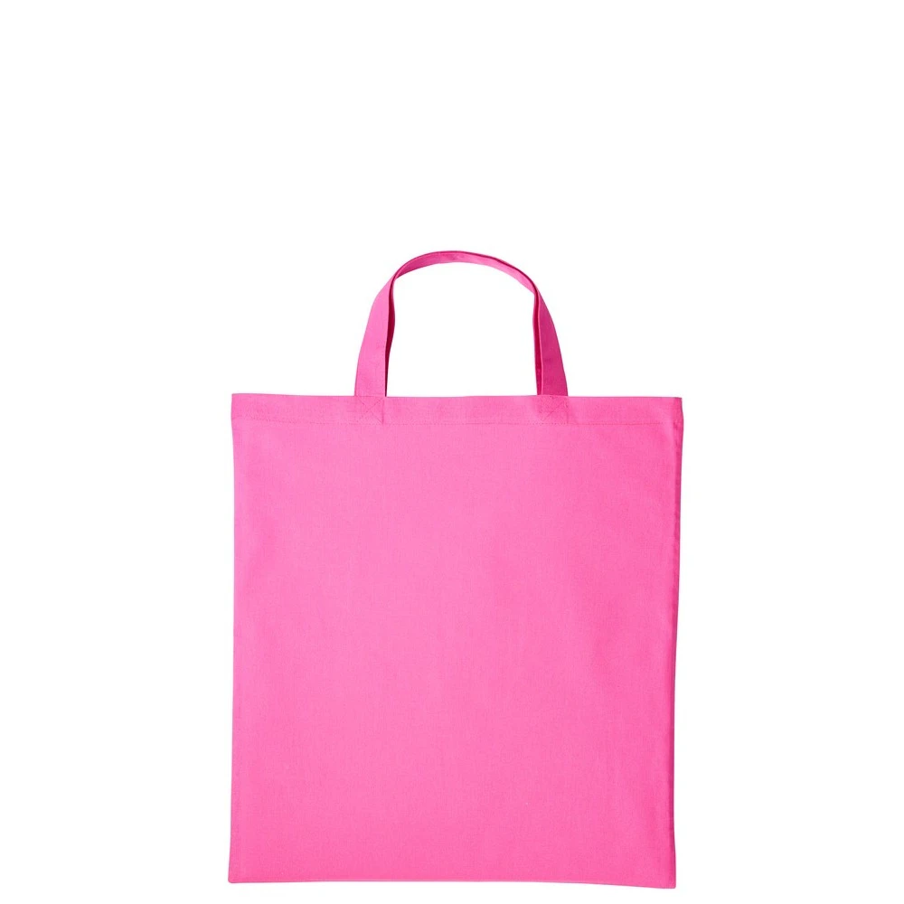 Nutshell Cotton Short Handle Shopper (Mid Pink) - RW7109