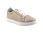Lazy Dogz Womens Piper Leather Trainers (Grey) - GS743
