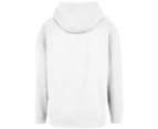 Build Your Brand Mens Basic Oversized Hoodie (White) - RW8024