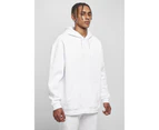 Build Your Brand Mens Basic Oversized Hoodie (White) - RW8024