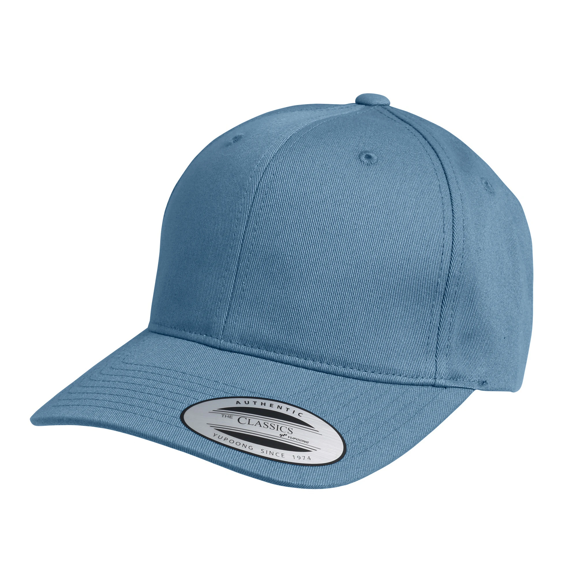 Nutshell Adults Unisex LA Cotton Baseball Cap (Pack of 2) (Sky) - RW6761