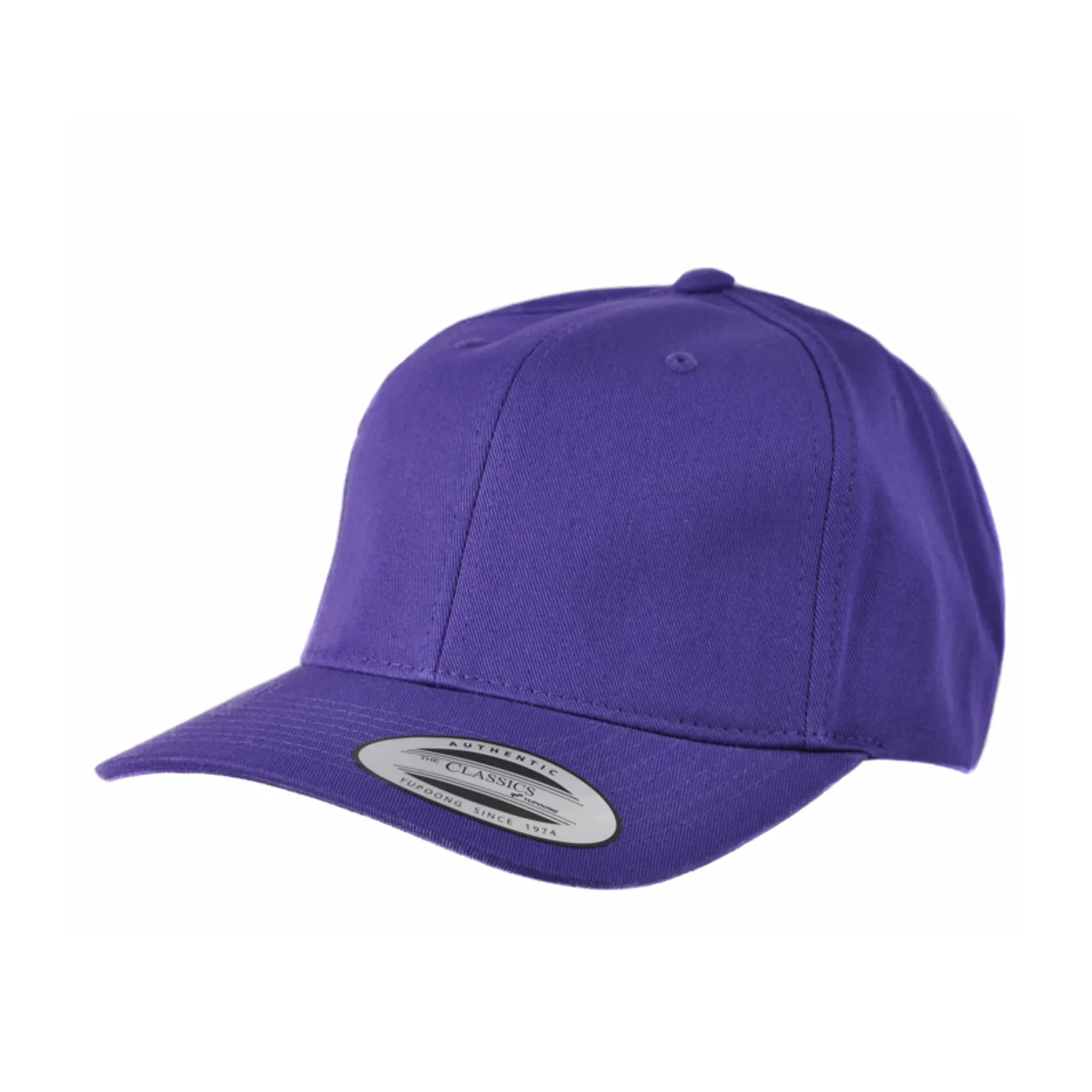 Nutshell Adults Unisex LA Cotton Baseball Cap (Pack of 2) (Purple) - RW6761