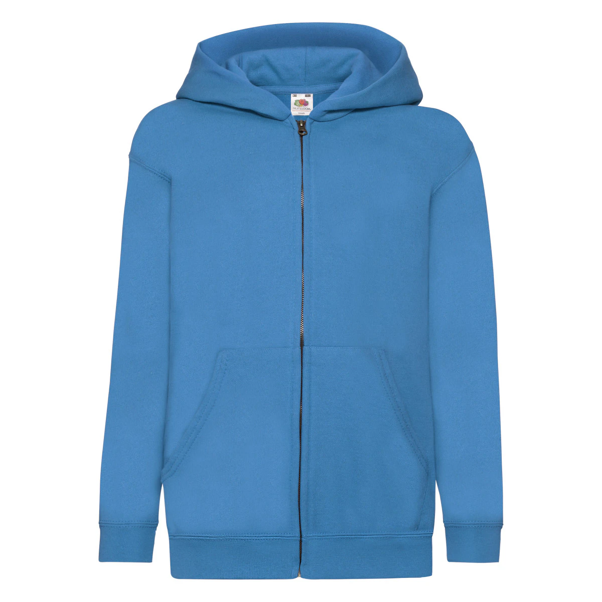 Fruit of the Loom Childrens/Kids Classic Full Zip Hoodie (Azure Blue) - RW9652