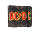 Rock Sax AC/DC Lightning Bolt Wallet (Black) - NS5983
