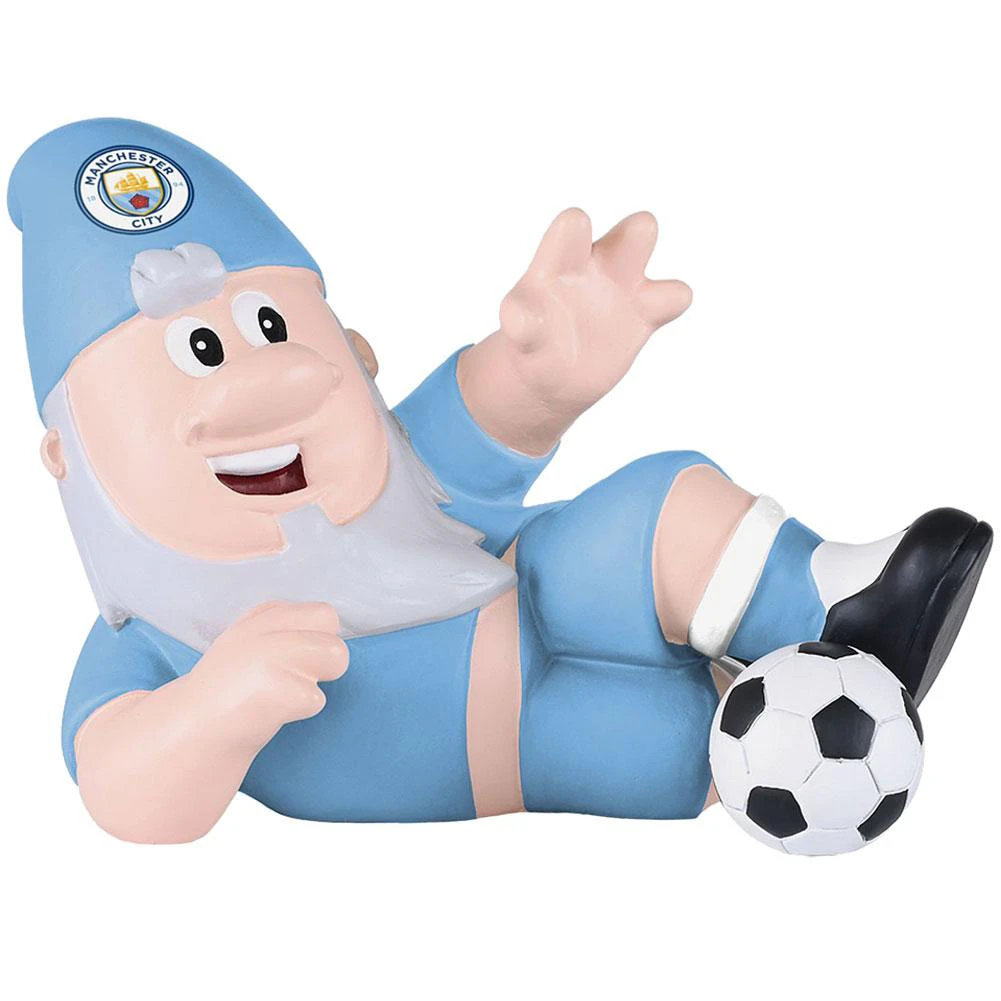 Manchester City FC Sliding Tackle Garden Gnome (Sky Blue/White) - TA9070