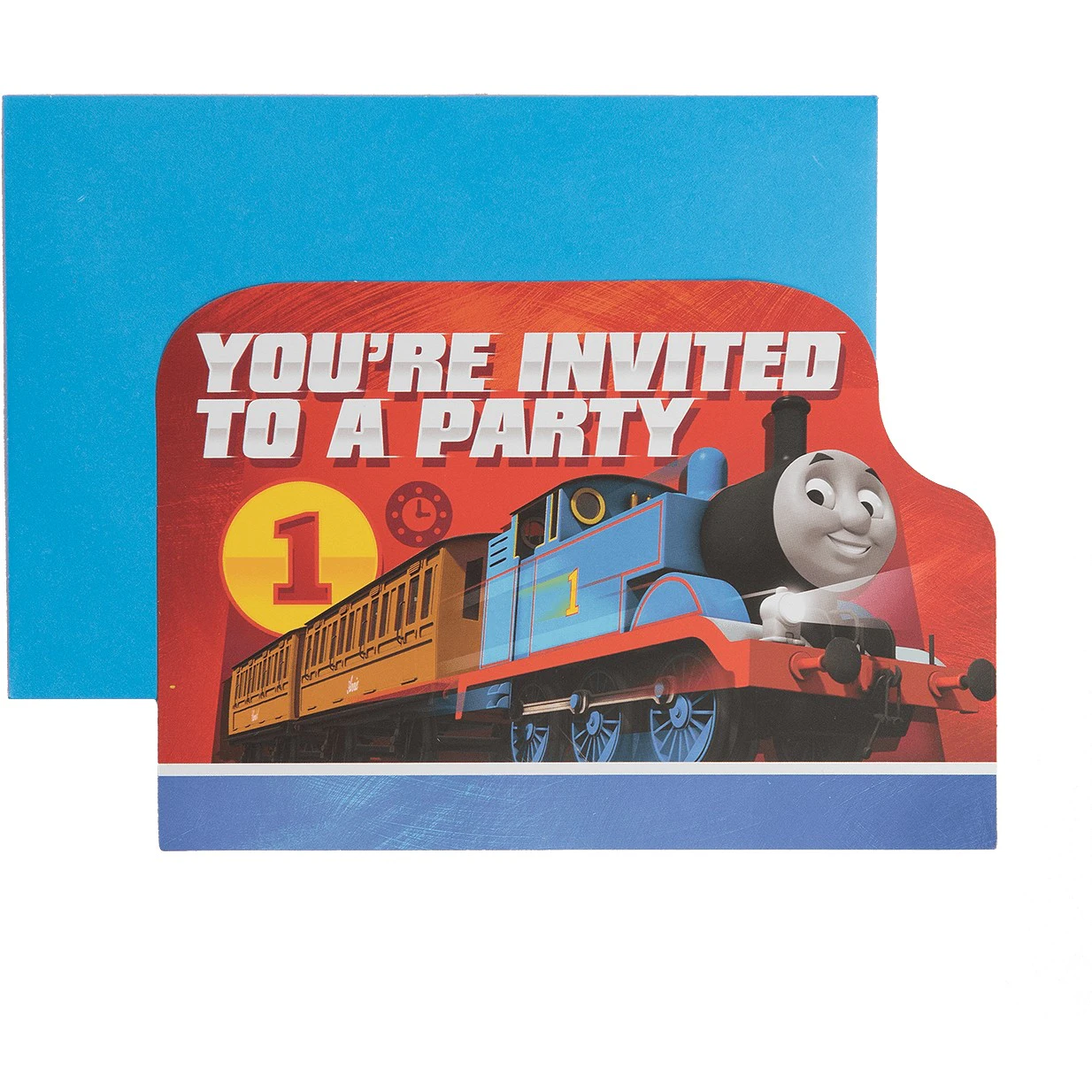 Thomas And Friends You´re Invited Invitations (Pack of 8) (Red/Blue) - SG28886