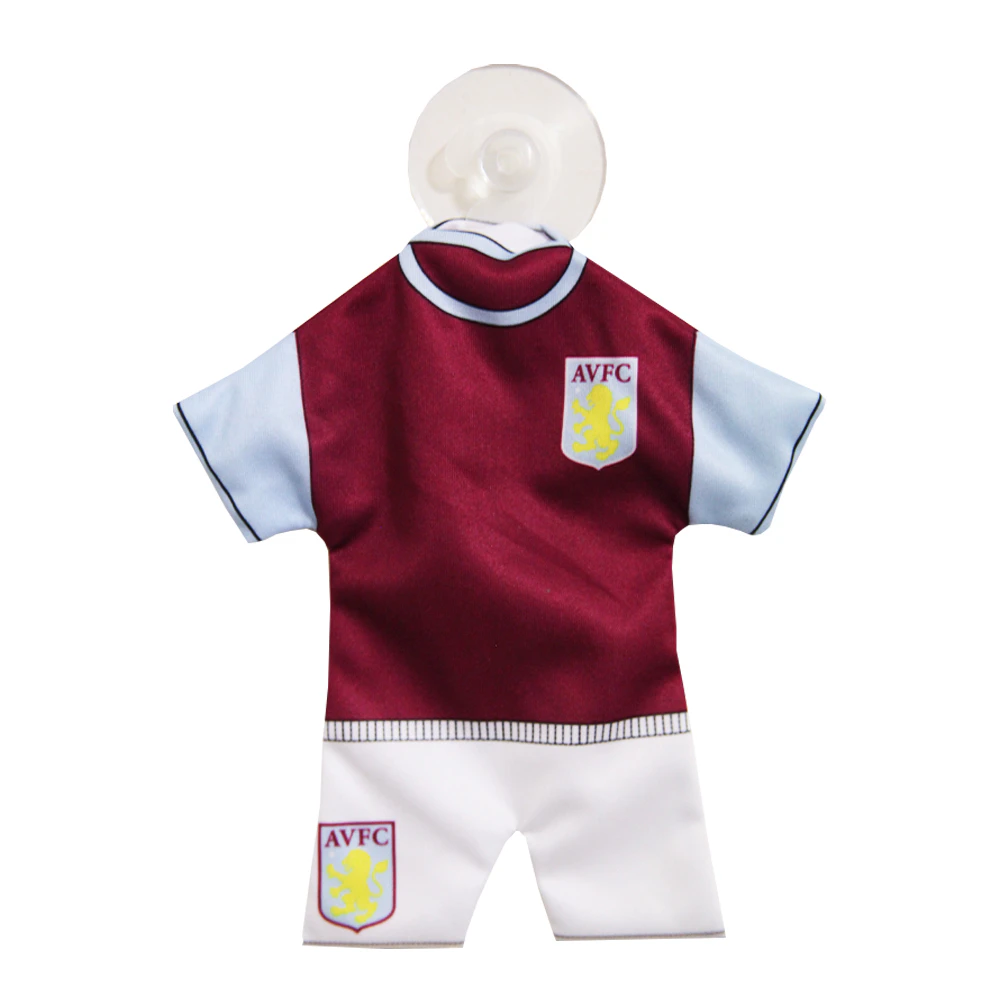 Aston Villa FC Football Kit Car Hanger (Claret Red/Blue/White) - SG21973