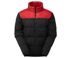 2786 Mens Fourteener Box Quilted Padded Jacket (Black/Red) - RW9463