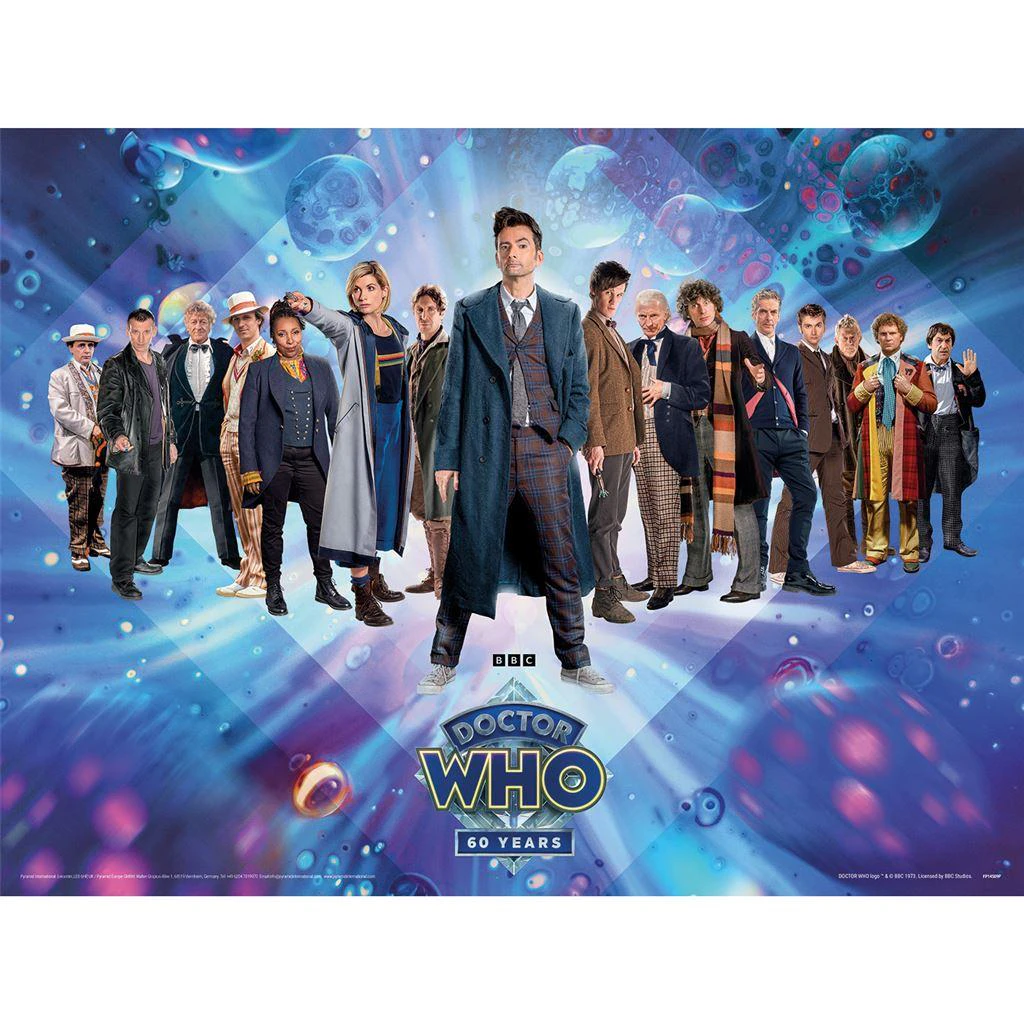 Doctor Who 40th Anniversary Print (Multicoloured) - PM8211