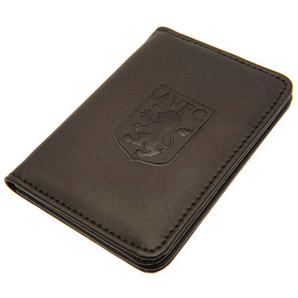 Aston Villa FC Crest Card Holder (Black) - TA9836