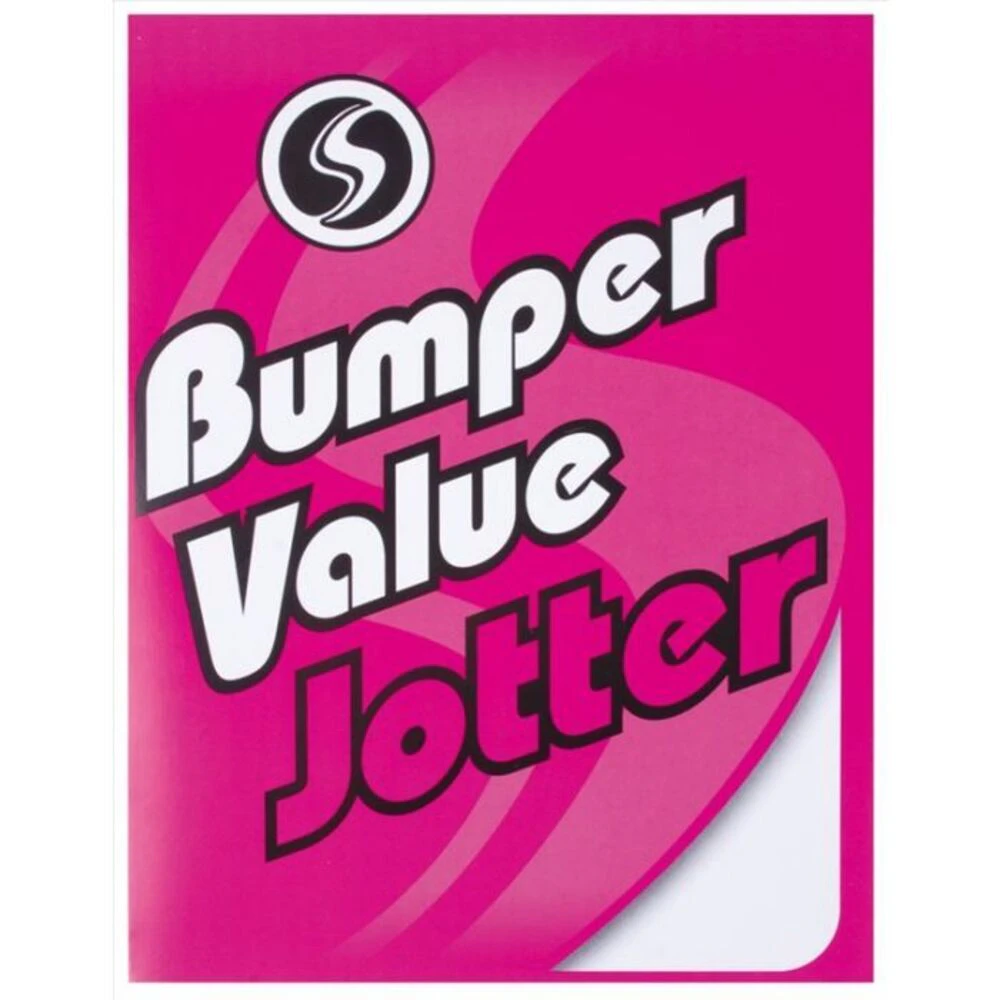 Silvine Bumper Value Plain Notepad (Pack of 6) (Pink) - SG19677