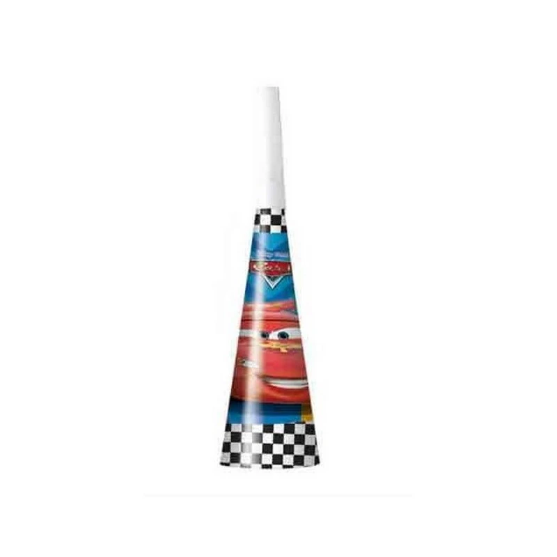 Cars Racing Sports Network Horns Party Blower (Pack of 6) (Multicoloured) - SG32436