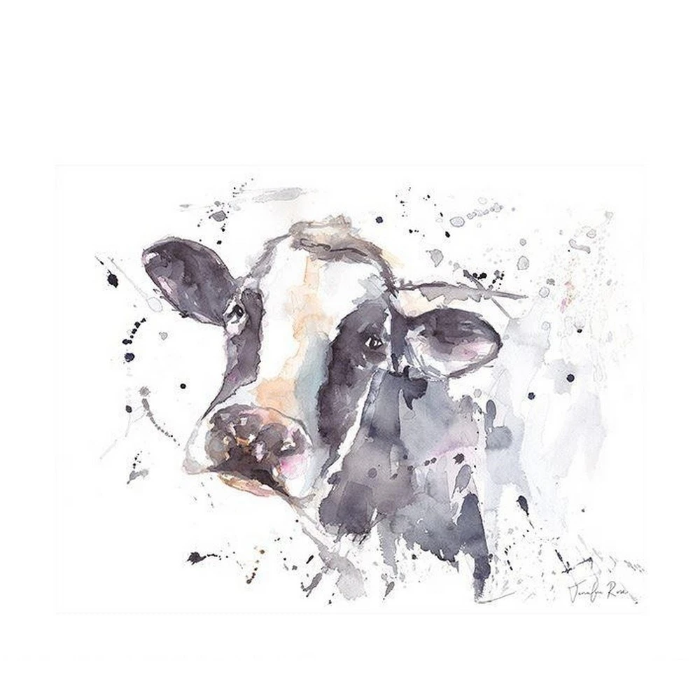 Jennifer Rose Moo Cow Print (Black/White) - PM6049