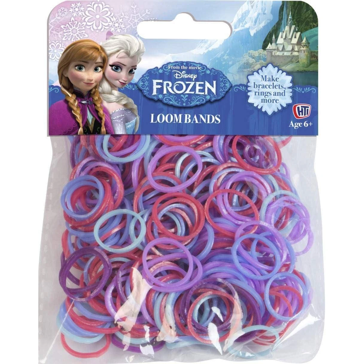 Frozen Rubber Band Set (Pack of 200) (Blue/Purple/Red) - SG32449