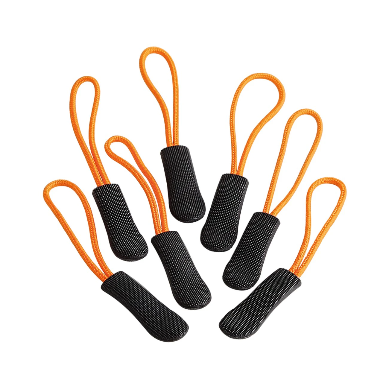 Quadra SLX Zip Pulls (Pack of 10) (Orange) - PC6513