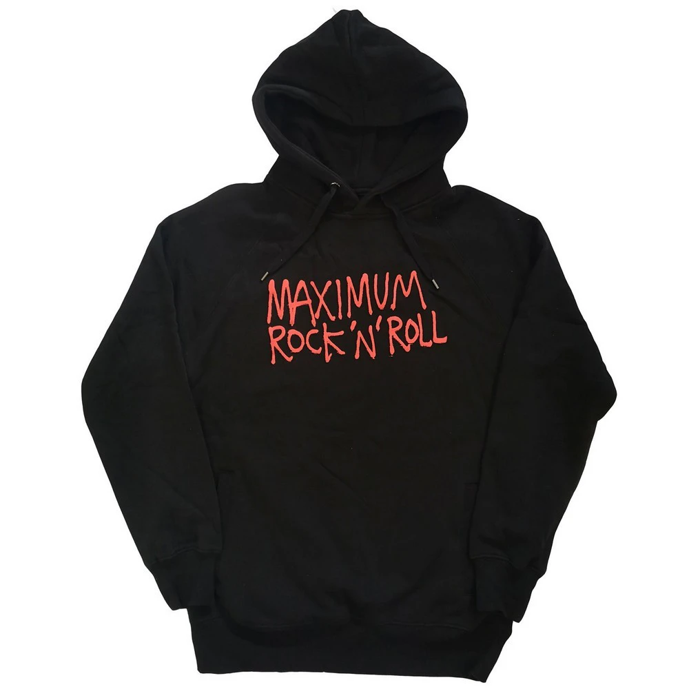 Primal Scream Unisex Adult Maximum Rock ´N´ Roll Back Print Hoodie (Black) - RO4316