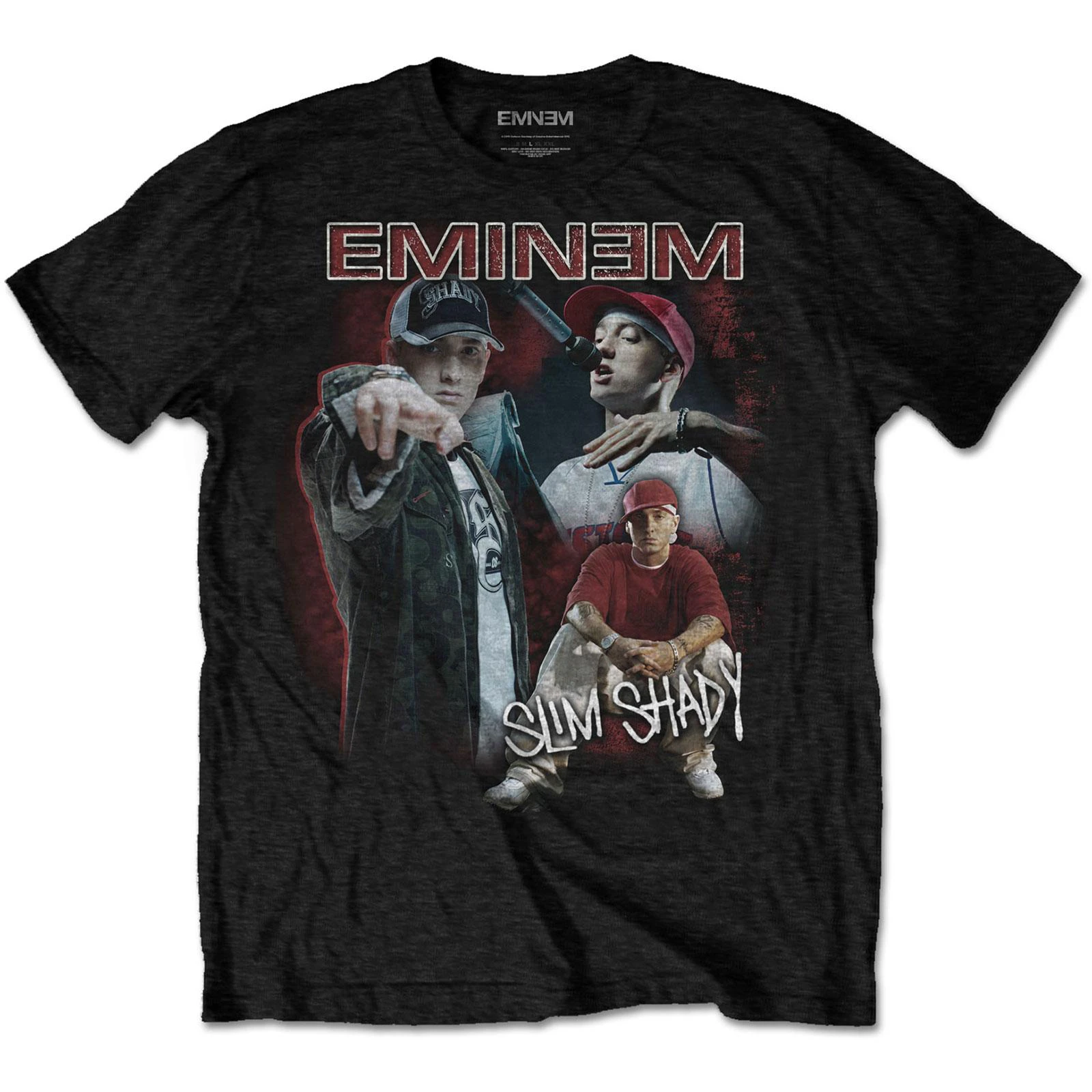 Eminem Unisex Adult Shady Homage T-Shirt (Black) - RO2258