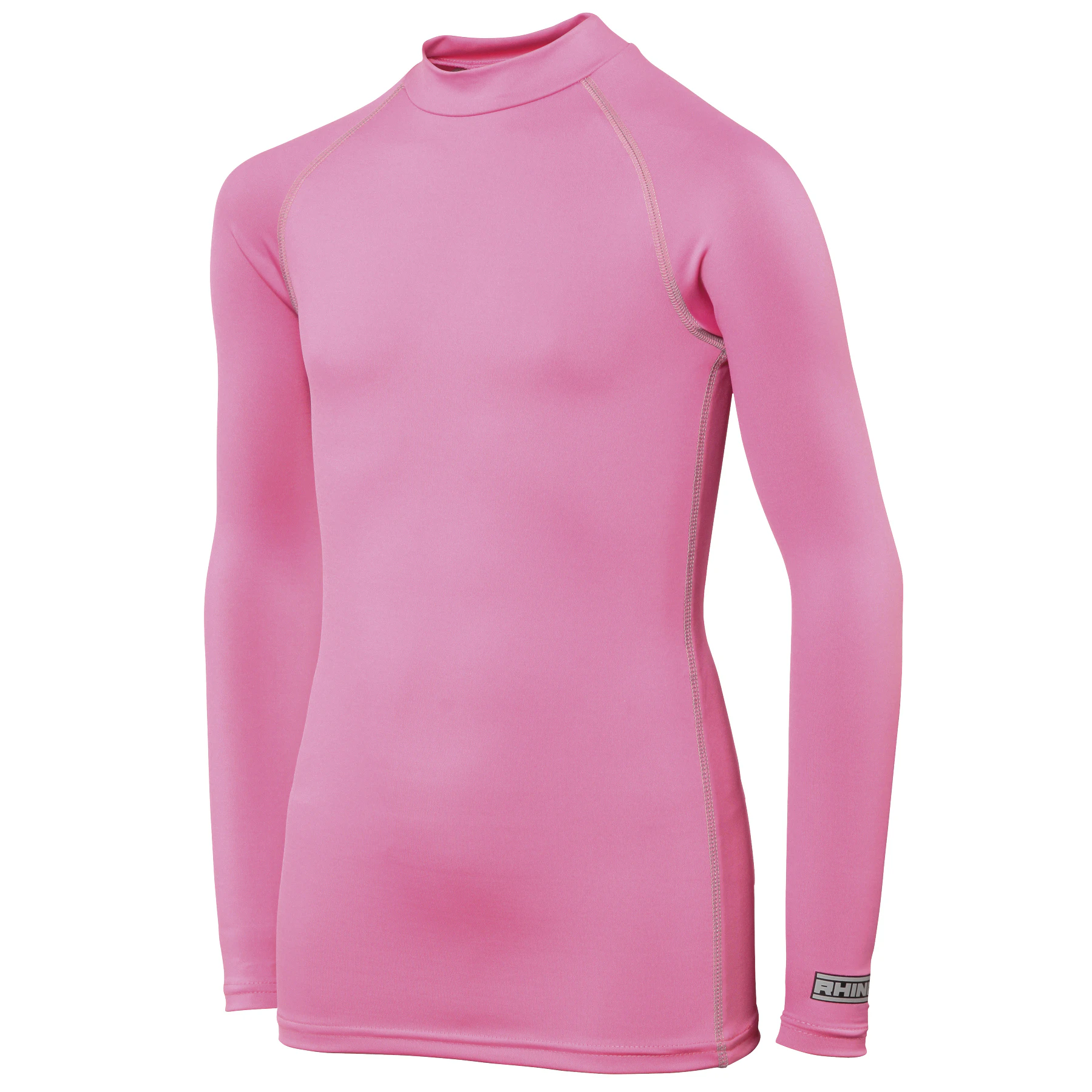 Rhino Childrens Boys Long Sleeve Thermal Underwear Base Layer Vest Top (Pink) - RW1282