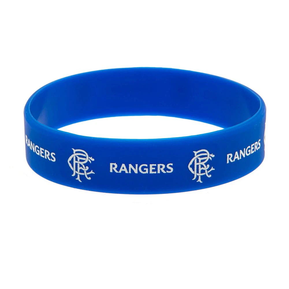 Rangers FC Silicone Wristband (Royal Blue/White) - TA9803