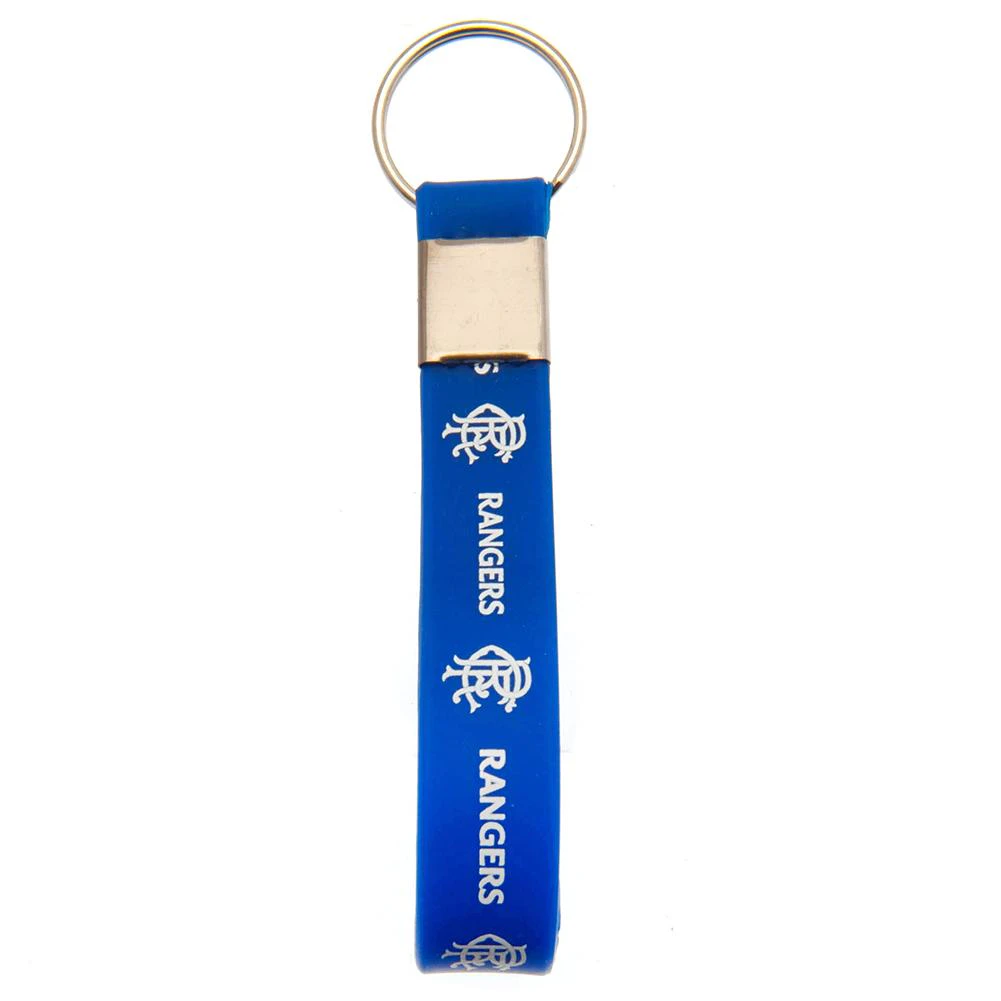 Rangers FC Crest Silicone Keyring (Royal Blue/White) - TA9804