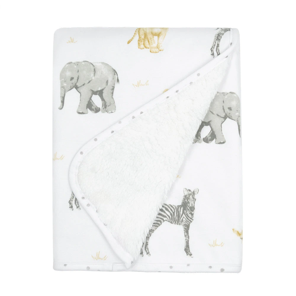 Jersey Sherpa Blanket - Savanna Babies