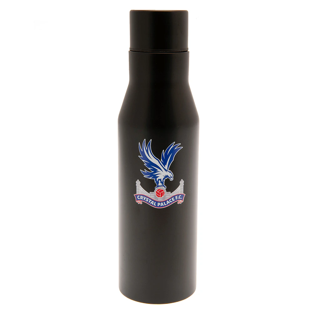 Crystal Palace FC Crest Thermal Flask (Black/Blue/Grey) - TA10454