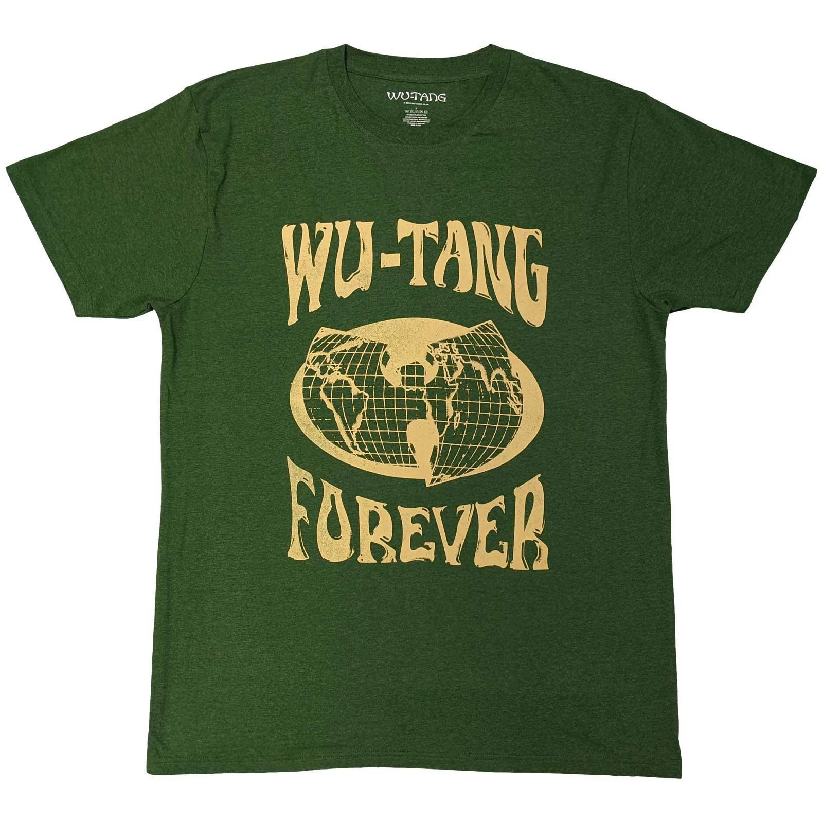 Wu-Tang Clan Unisex Adult Forever T-Shirt (Green) - RO5771