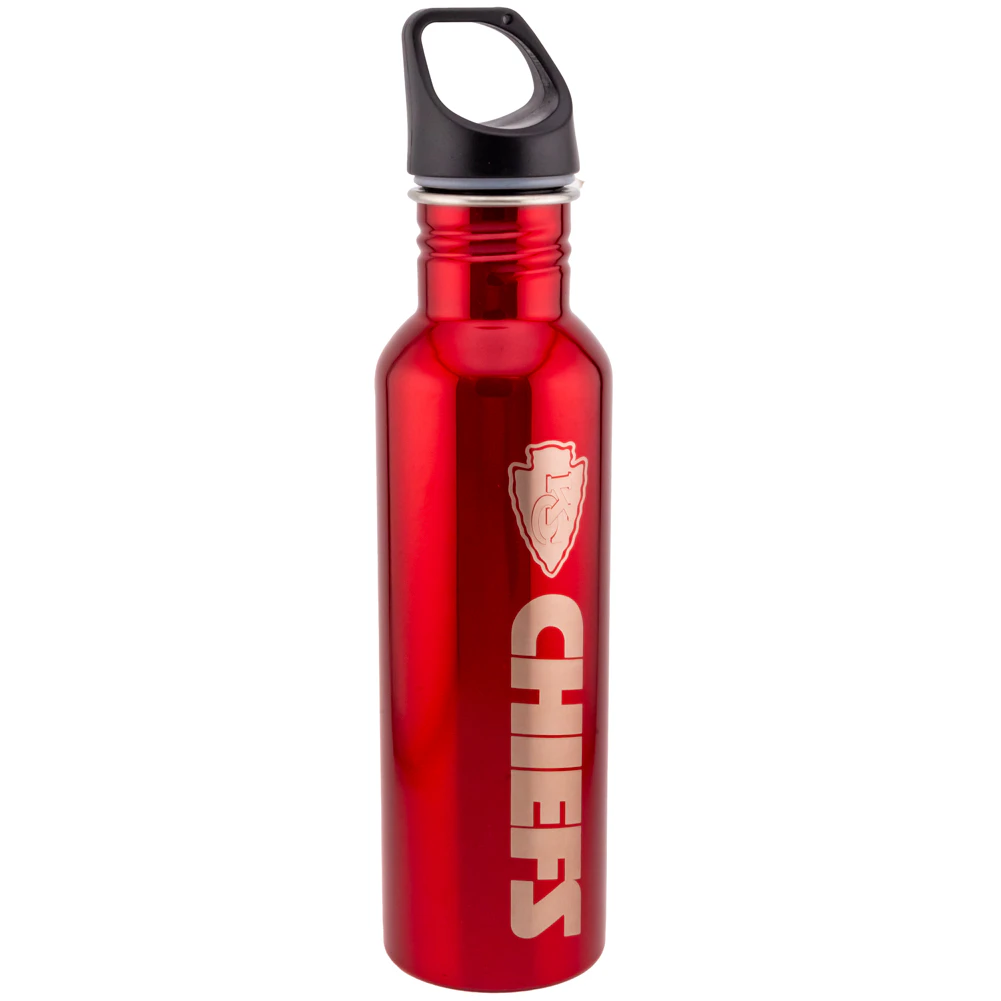 Kansas City Chiefs Stainless Steel Water Bottle (Red/Gold) - TA11754